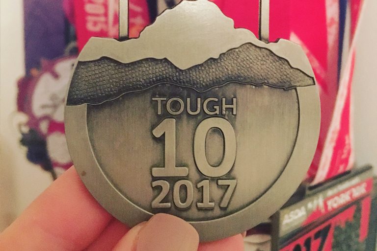 Leeds tough 10 medal