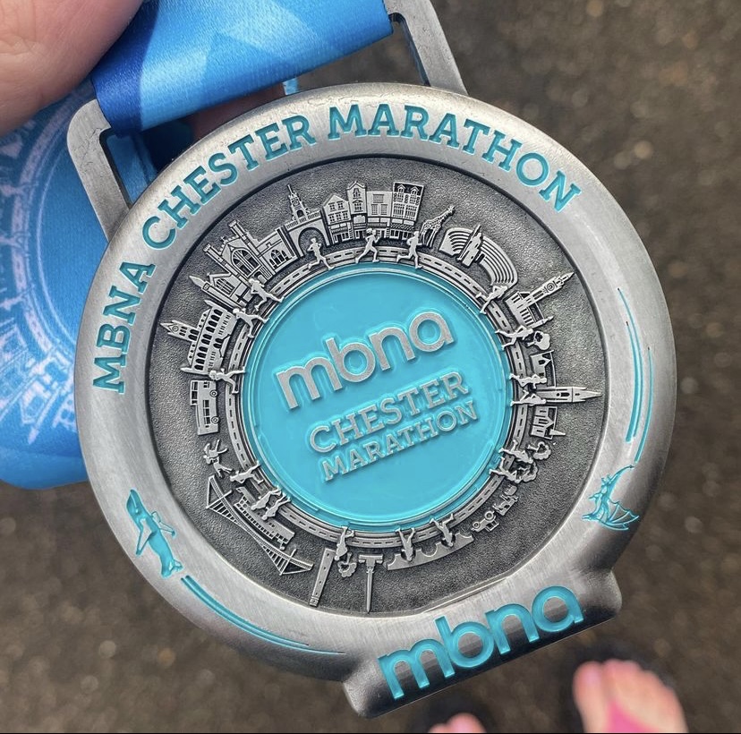 chester marathon review and medal