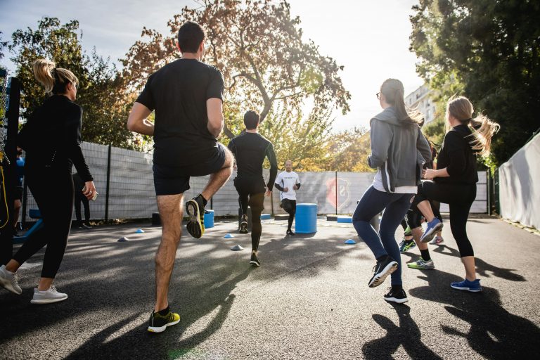 warm up run group