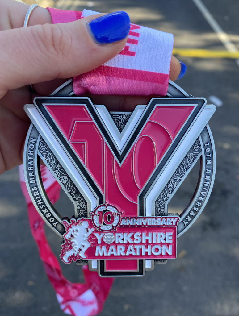 Yorkshire marathon medal 