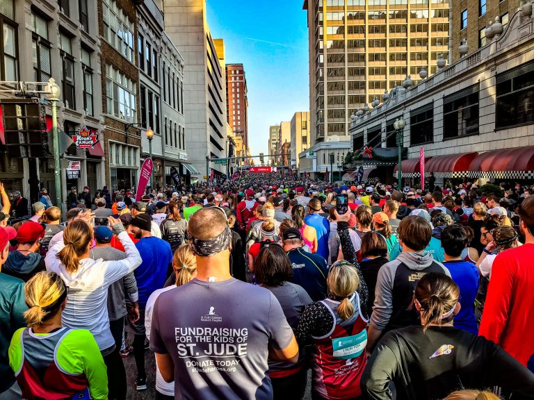 start of a marathon