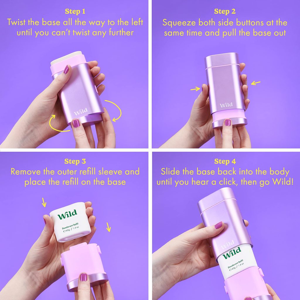 How to refill Wild deodorant 