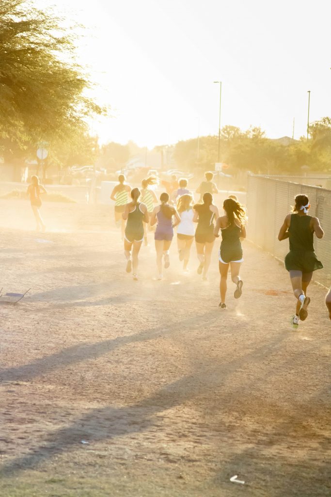 runners running outdoors