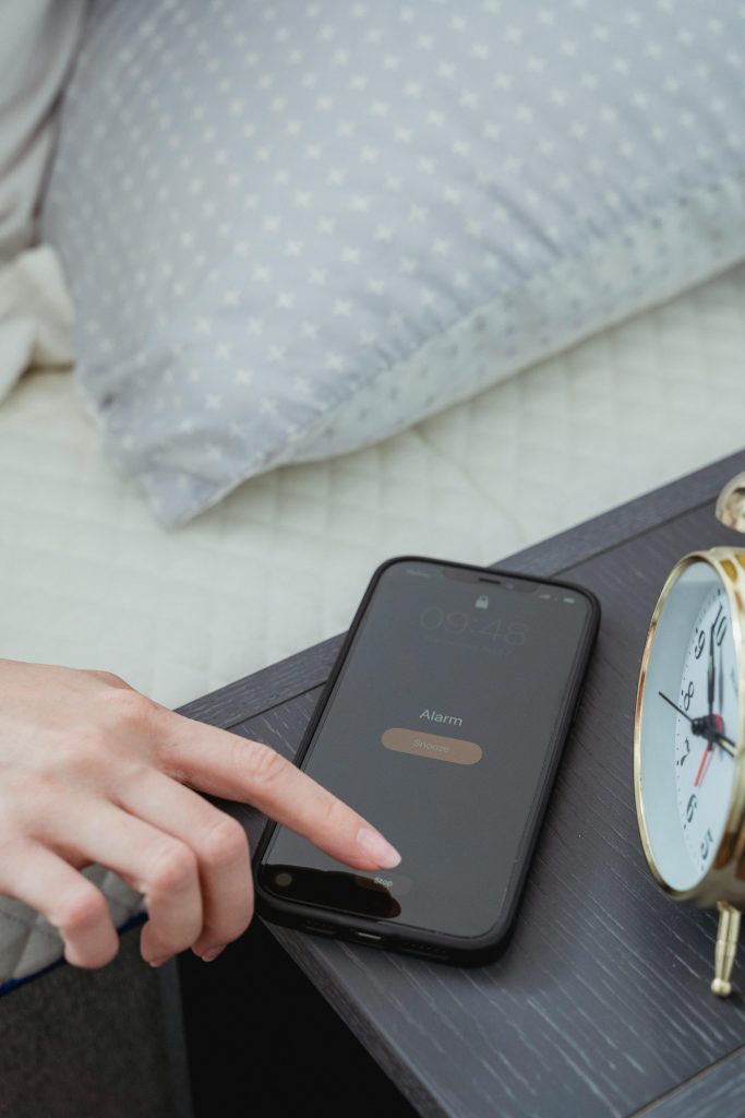 alarm on phone going off