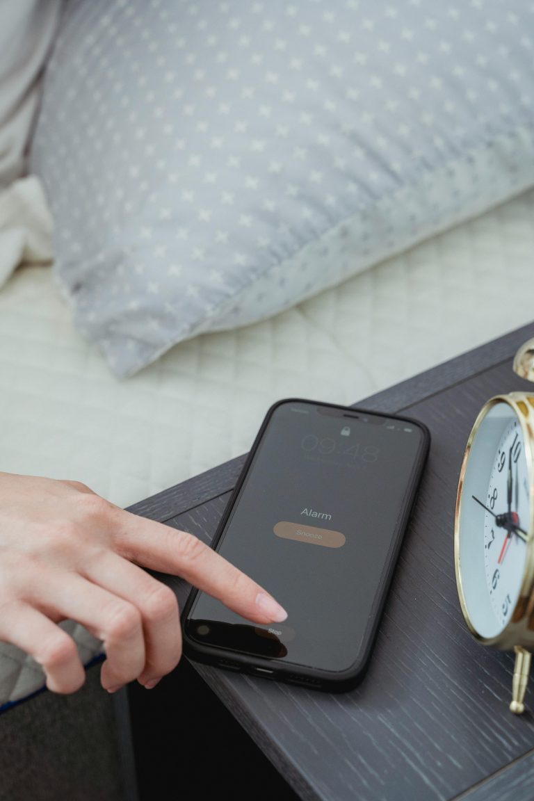 alarm on phone going off