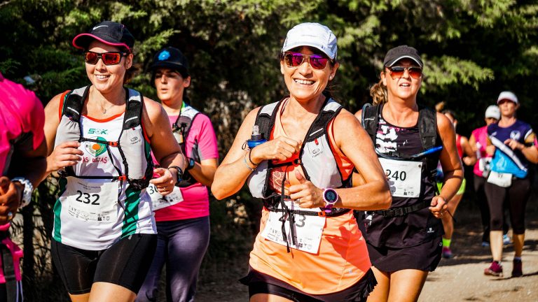 Group of runners at a race