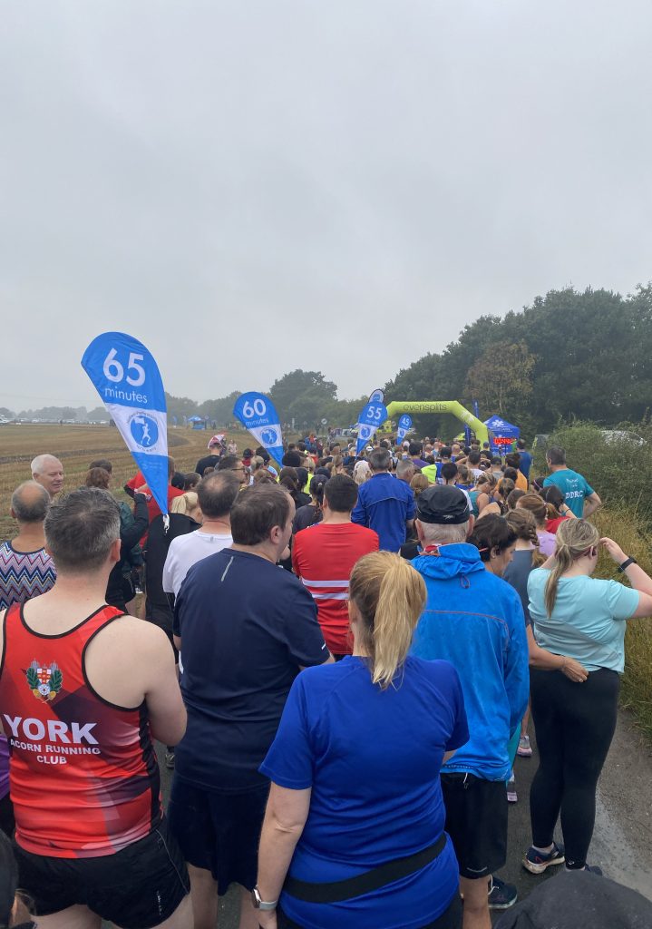 vale of york half marathon start line