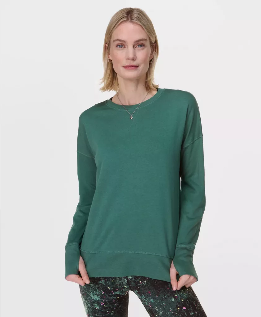 sweaty betty After Class Longline Sweatshirt