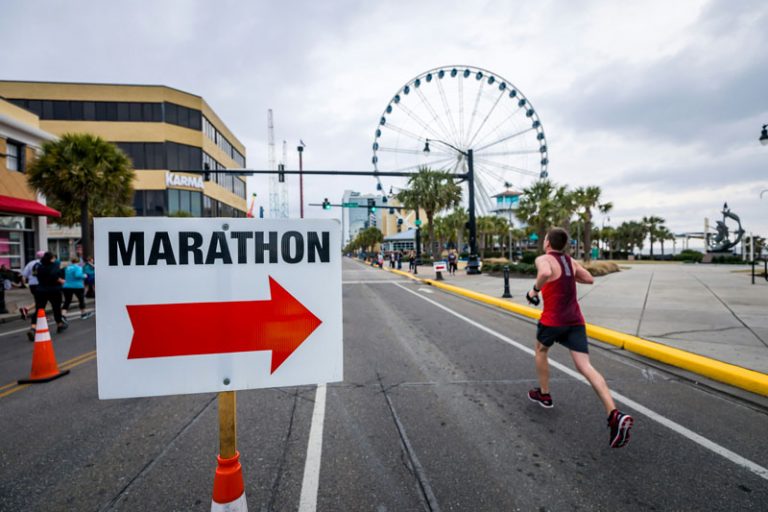 celebrity marathon times