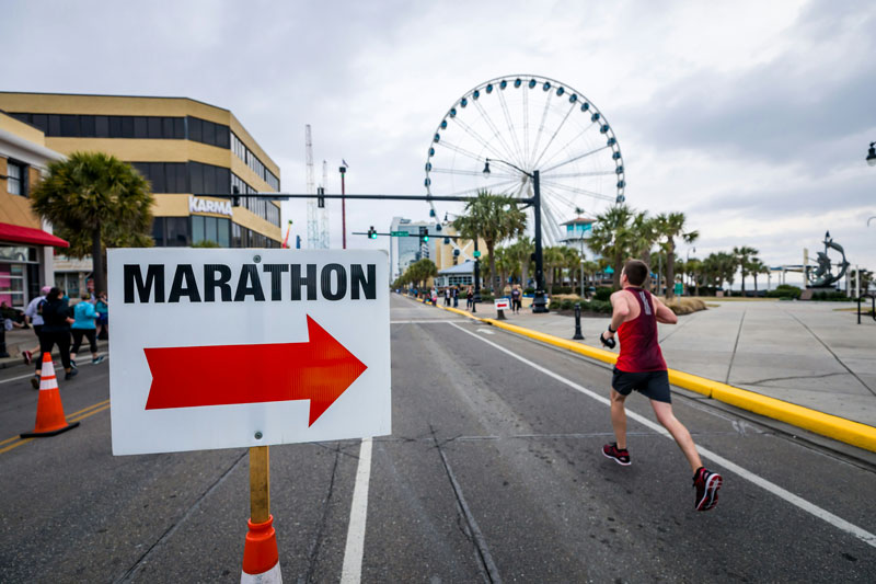 celebrity marathon times
