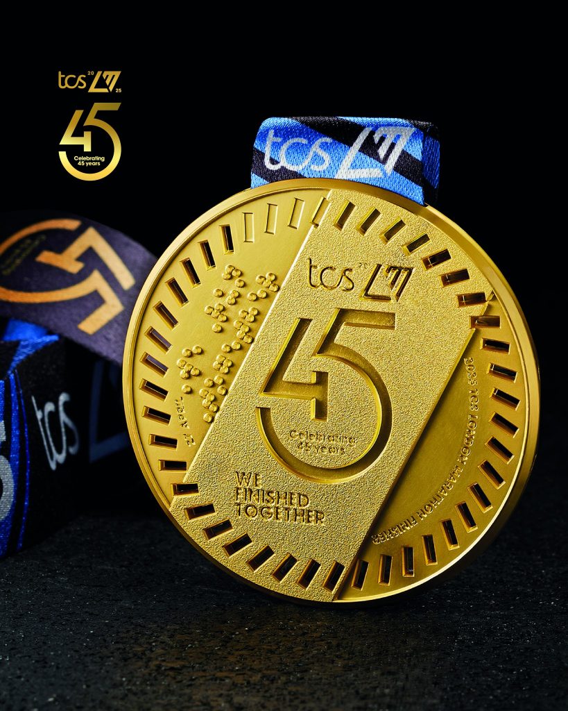 london marathon medal 2025