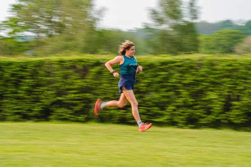 Runner achieving a 5K PB during a parkrun - personal best running story