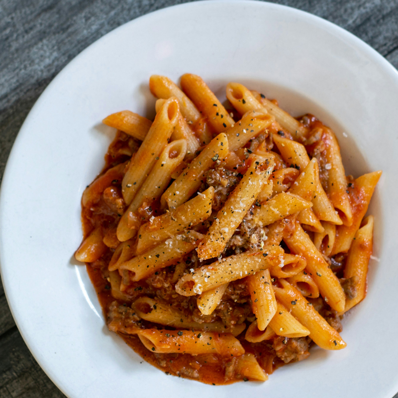 pasta dish - carbs for running