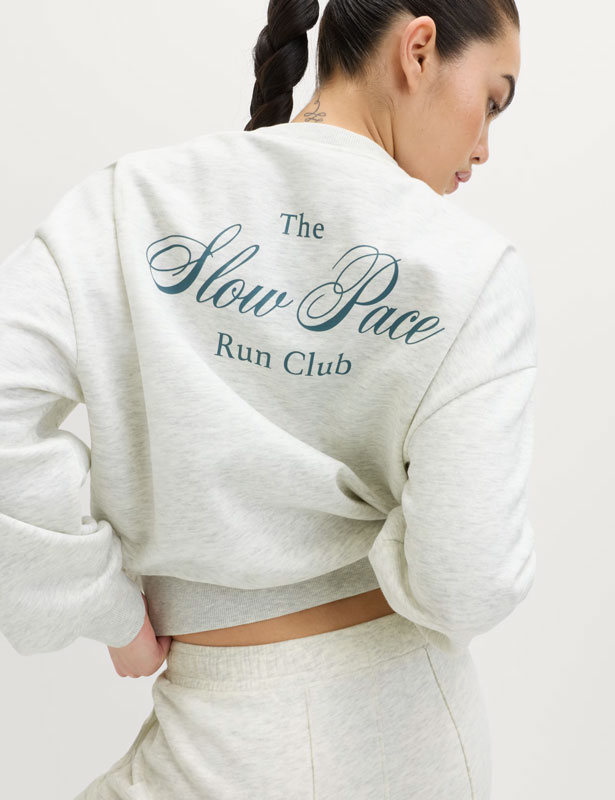m&s slow pace run club sweatshirt